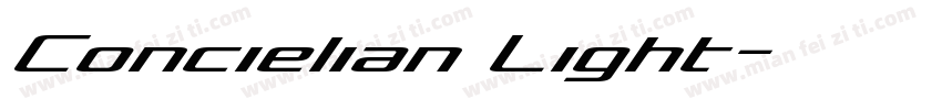 Concielian Light字体转换